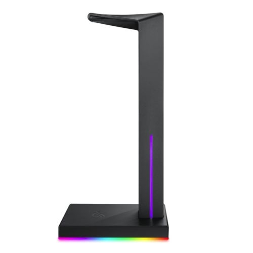 Asus ROG THRONE QI RGB External Soundcard & Headset Stand, Dual USB 3.1, Wireless Charging, Built-in ESS DAC and AMP, RGB Lighting