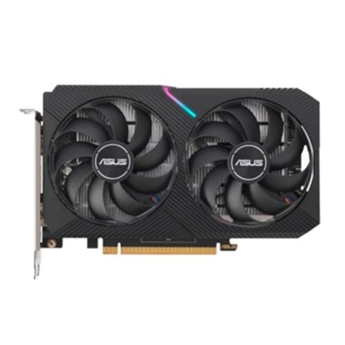 Asus DUAL RX6400, 4GB DDR6, PCIe4, HDMI, DP, 2321MHz Clock, Illuminated Strip