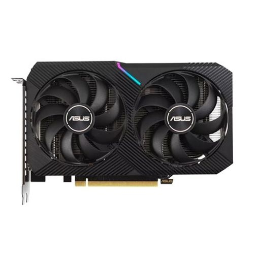 Asus DUAL RTX3050 OC, PCIe4, 8GB DDR6, HDMI, 3 DP, 1852MHz Clock, RGB Lighting, Overclocked