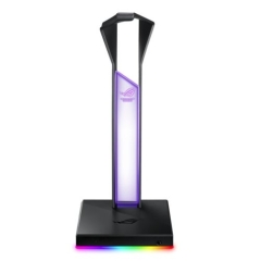 Asus ROG THRONE QI RGB External Soundcard & Headset Stand, Dual USB 3.1, Wireless Charging, Built-in ESS DAC and AMP, RGB Lighting