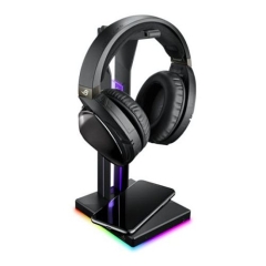 Asus ROG THRONE QI RGB External Soundcard & Headset Stand, Dual USB 3.1, Wireless Charging, Built-in ESS DAC and AMP, RGB Lighting