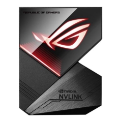 Asus ROG-NVLINK 4-Slot Bridge with RGB Lighting, for RTX NVLink SLI-ready Graphics Cards