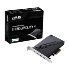 Asus ThunderboltEX 4 Card, PCI Express, 2 x Thunderbolt 4 (USB-C), 2 x Mini DisplayPort In, TBT Header, USB 2.0 Header