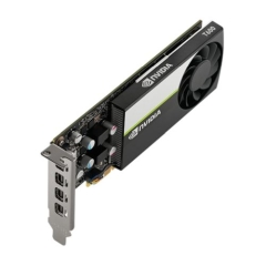 PNY T600 Professional Graphics Card, 4GB DDR6, 640 Cores, 4 miniDP 1.4, Low Profile (Bracket Included), OEM (Brown Box)