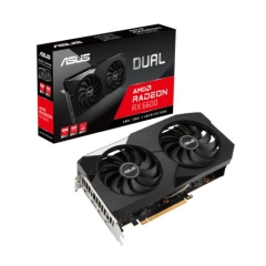 Asus DUAL RX6600, 8GB GDDR6, PCIe4, HDMI, 3 DP, 2491MHz Clock