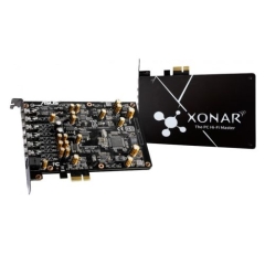 Asus XONAR AE Soundcard, PCIe, 7.1, Hi-Res Audio, 150ohm Headphone Amp, HQ DAC, EMI Back Plate